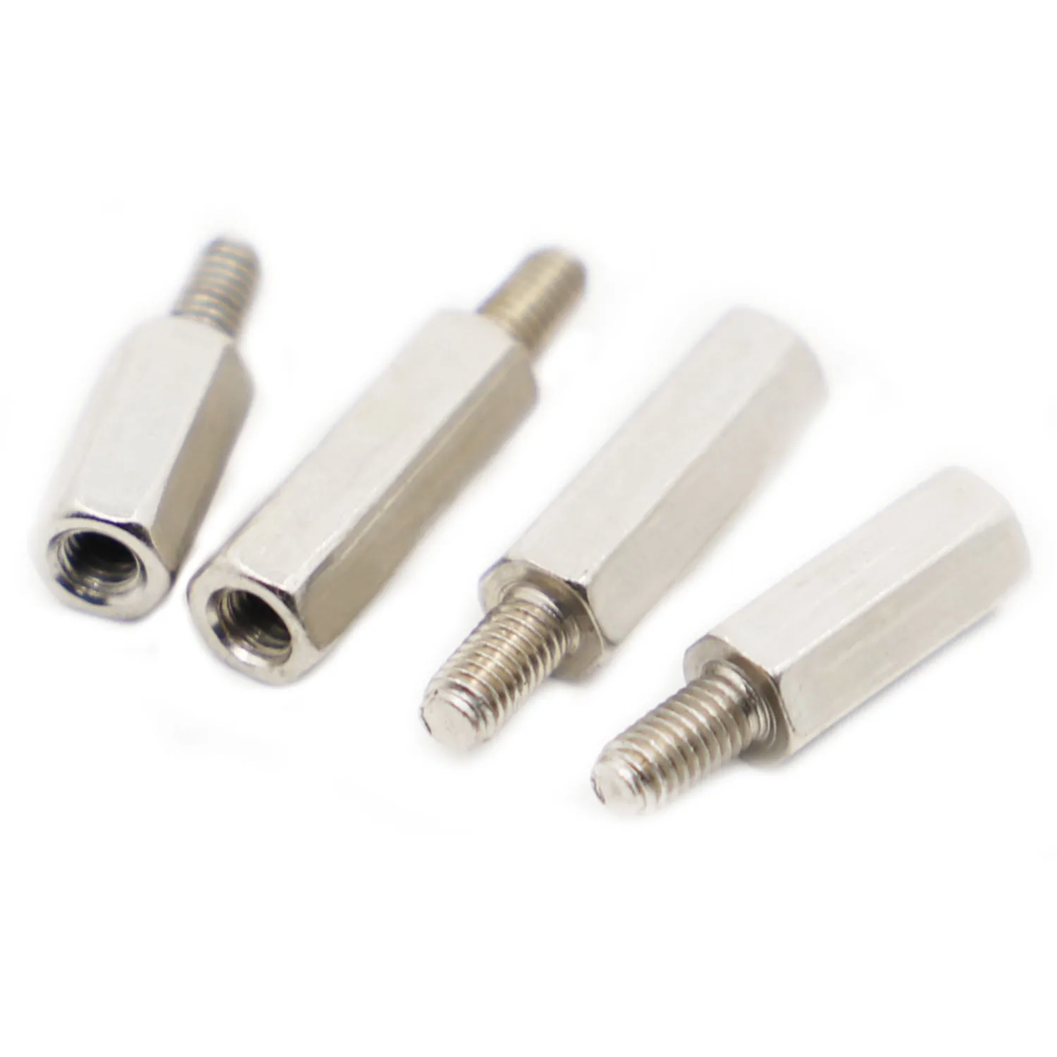 M2 M2.5 M3 M4 Nickel Plated Steel Male to Female Standoff Spacer Hexagonal Stud Spacer Pillars image 5