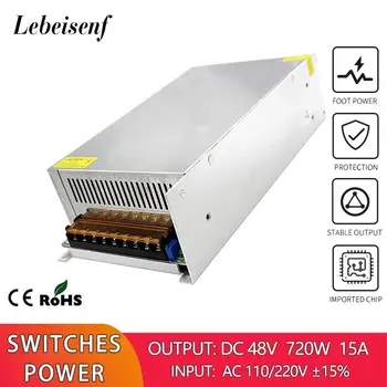 48V 720W 15A high power switching power supply 110V 220V AC to DC 48V transformer converter communication driver adapter SMPS