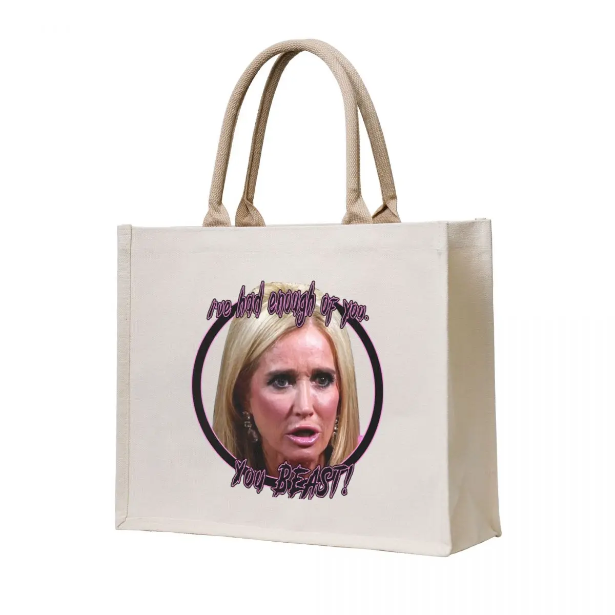 

Kim Richards - You Beast! Tote Bag Cloth bags shopper bags Woman shopper bag