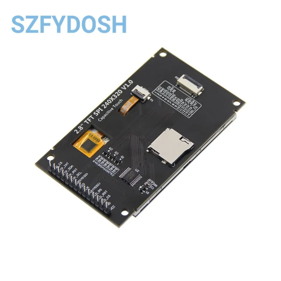 2.8 Inch 240×320 SPI Serial TFT LCD Module Display Screen With Touch Panel Driver IC ILI9341V