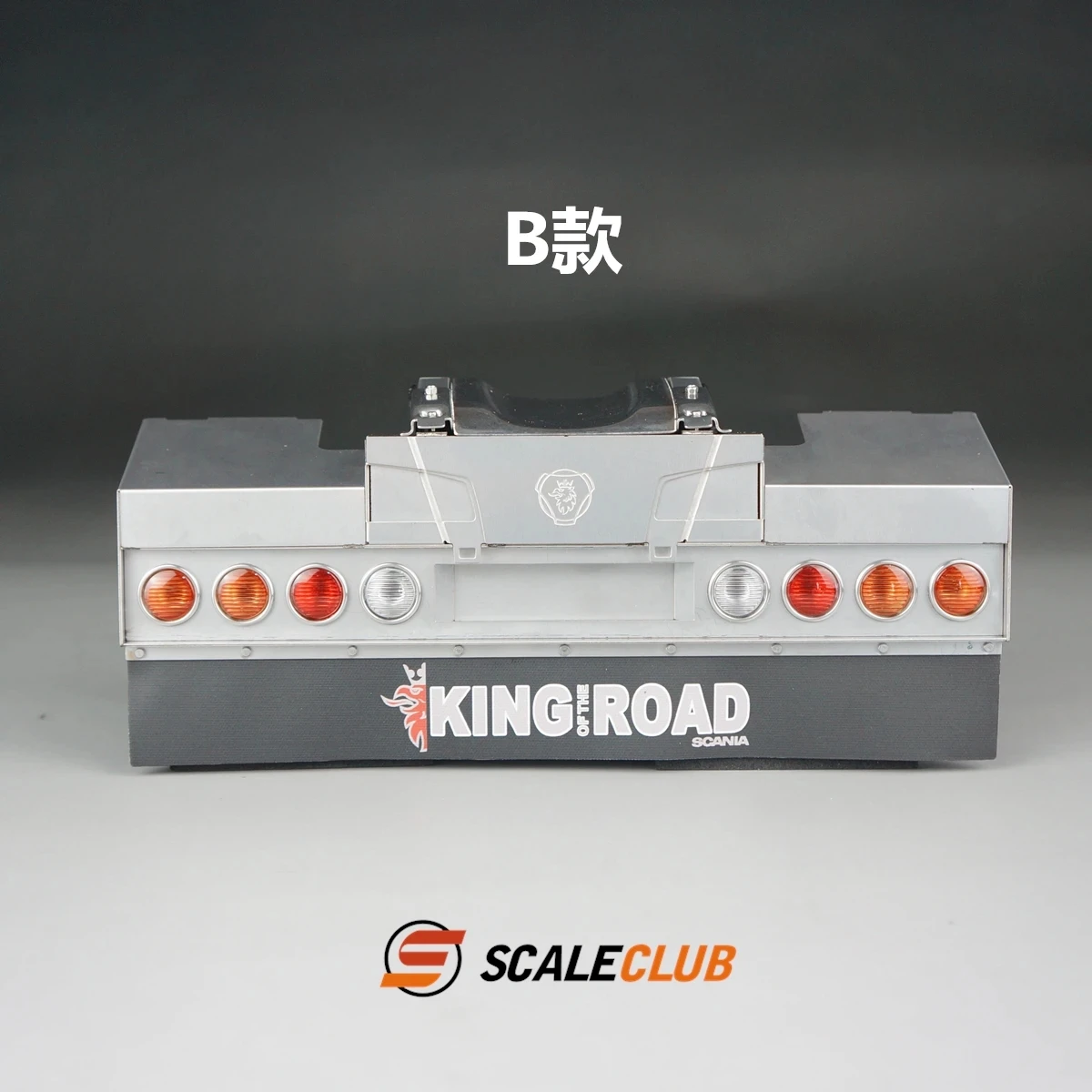 Scaleclub Model For Tamiya For Scania R620 R470 R730 Drag Head Heavy Drag Metal Tail Beam With Light For Lesu  Truck TraileParts