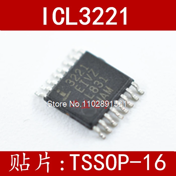 

(10 шт./лот) ICL3221CVZ ICL3221EIAZ ICL3221 ICL3221EIVZ TSSOP-16
