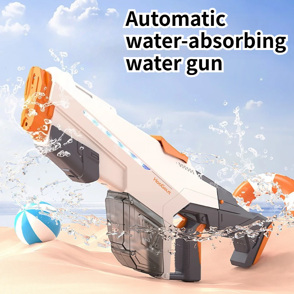

Electric Water Gun That Automatically Absorbs Water Large Capacity Beach Water Spraying Water Saving Toy Gun