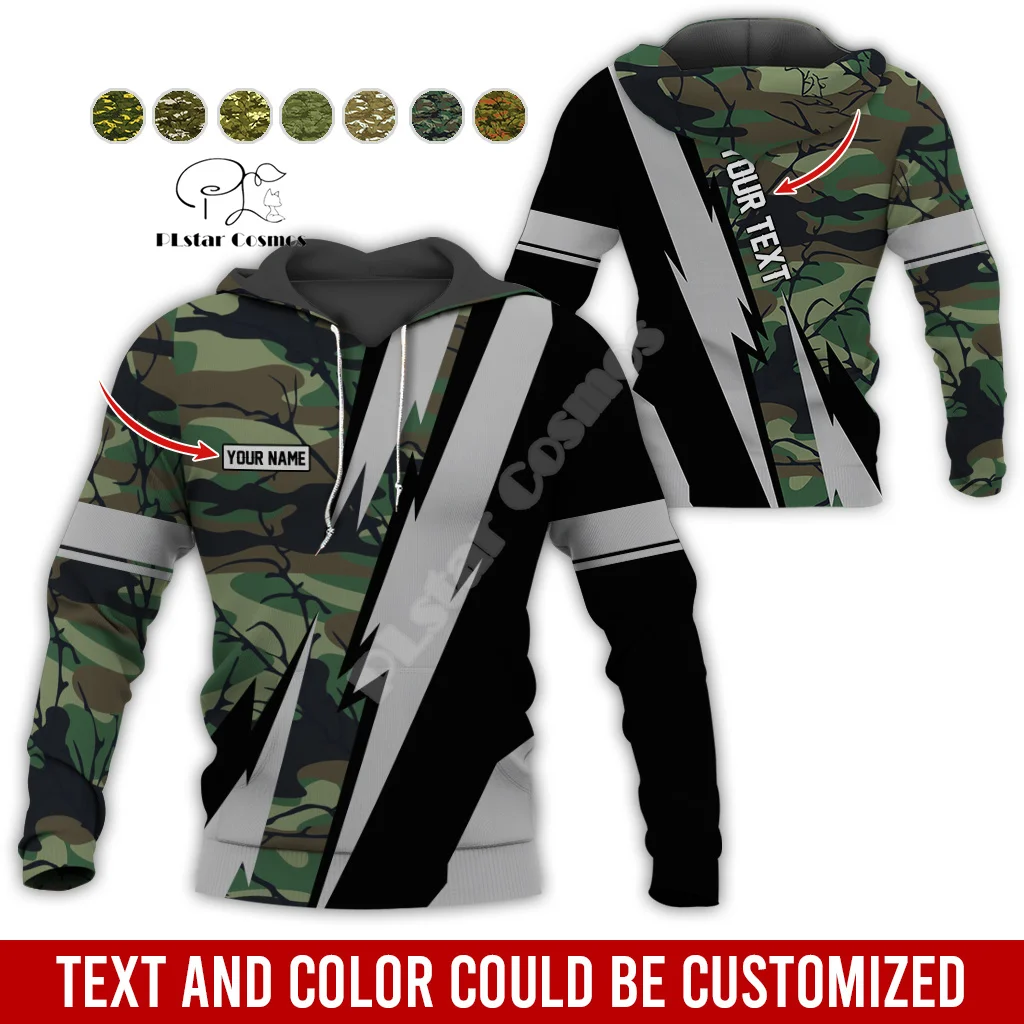 

Custom Name Deer Hunting Camo Hunter Graffiti Tattoo Vintage Retro Streetwear 3DPrint Harajuku Pullover Casual Jacket Hoodies 31