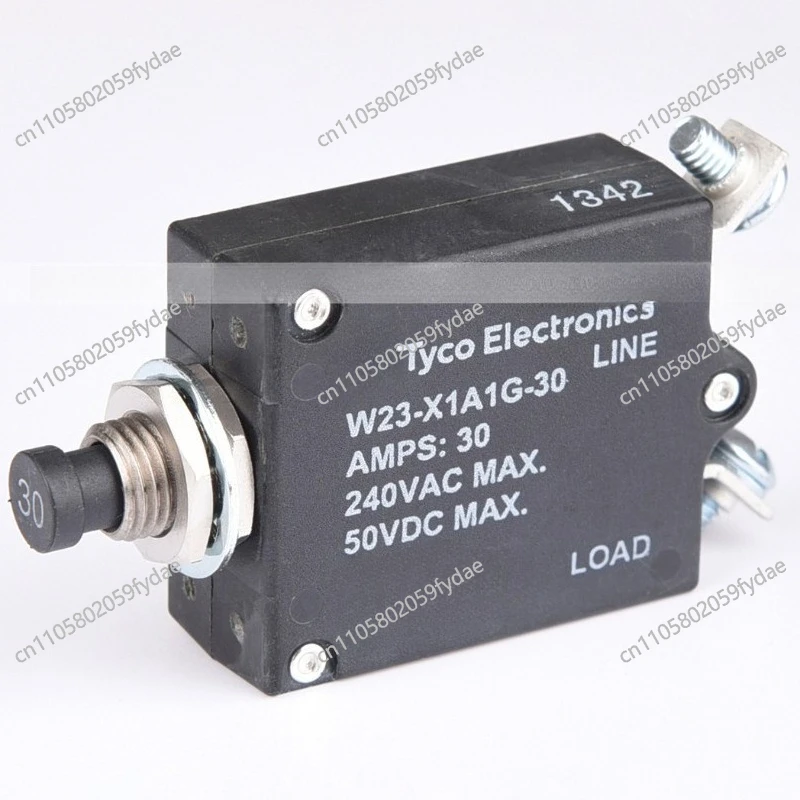 TE W23-X1A1G-25 25A 6-1393246-9 UL CSA Overload Protector Circuit Breaker