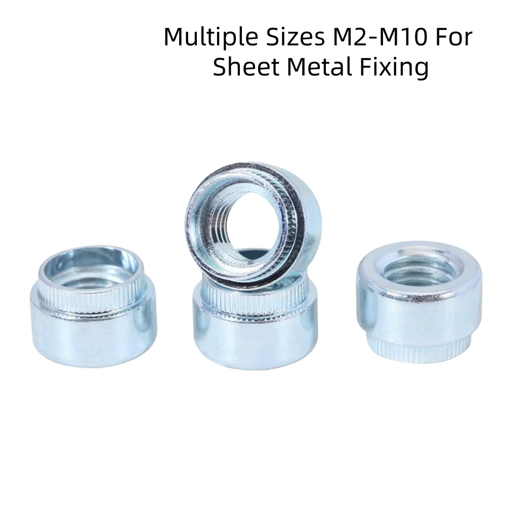 Carbon Steel Zinc Plated Self Clinching Nut Swage Rivnut Sert Press Nut M2 M2.5 M3 M4 M5 M6 M8 M10