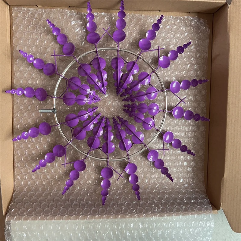 QWE-Magic Metal Windmill New Kinetic Metal Windmill, Suitable For Yard And Garden