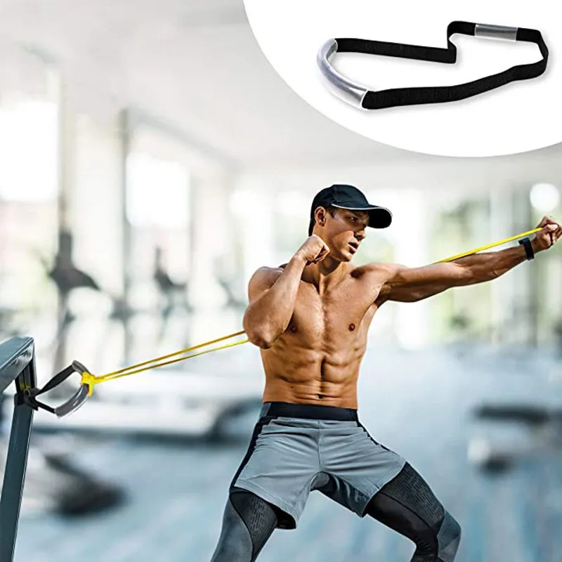 Çok fonksiyonlu direnç halat çekme halatı spor aksesuarları direnç Band kapı çapa ile egzersiz kemeri koruyucu