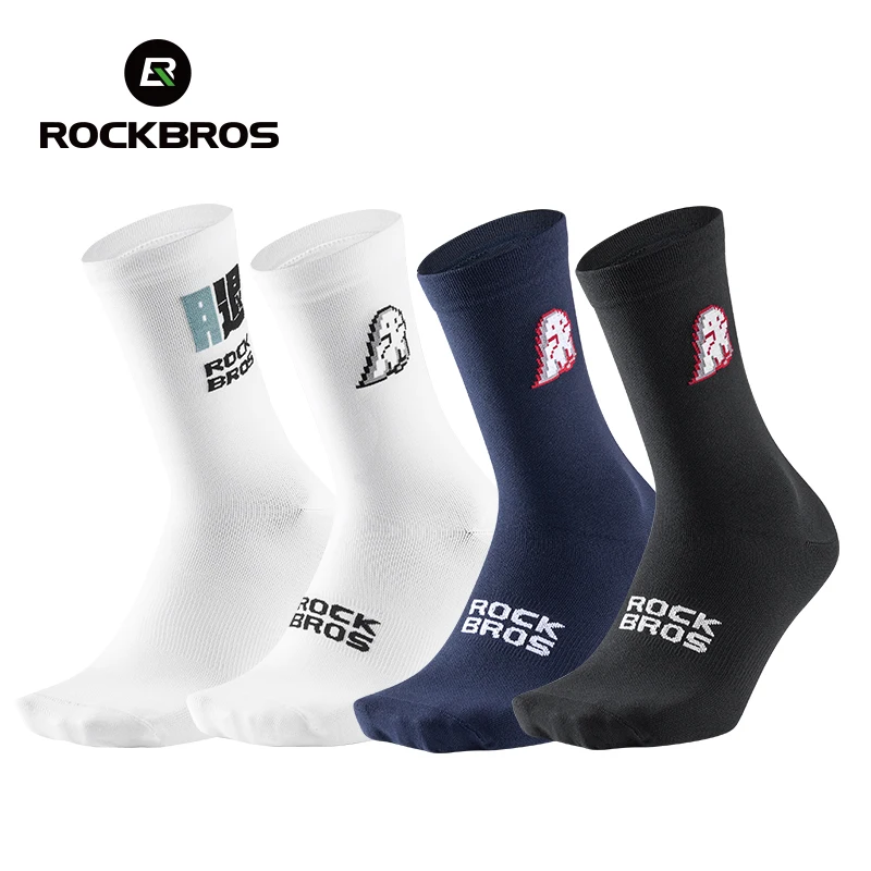 

ROCKBROS 4 Pairs Professional Cycling Socks Men Women High Elasticity Breathable Running Socks Outdoor Sportswear Socks