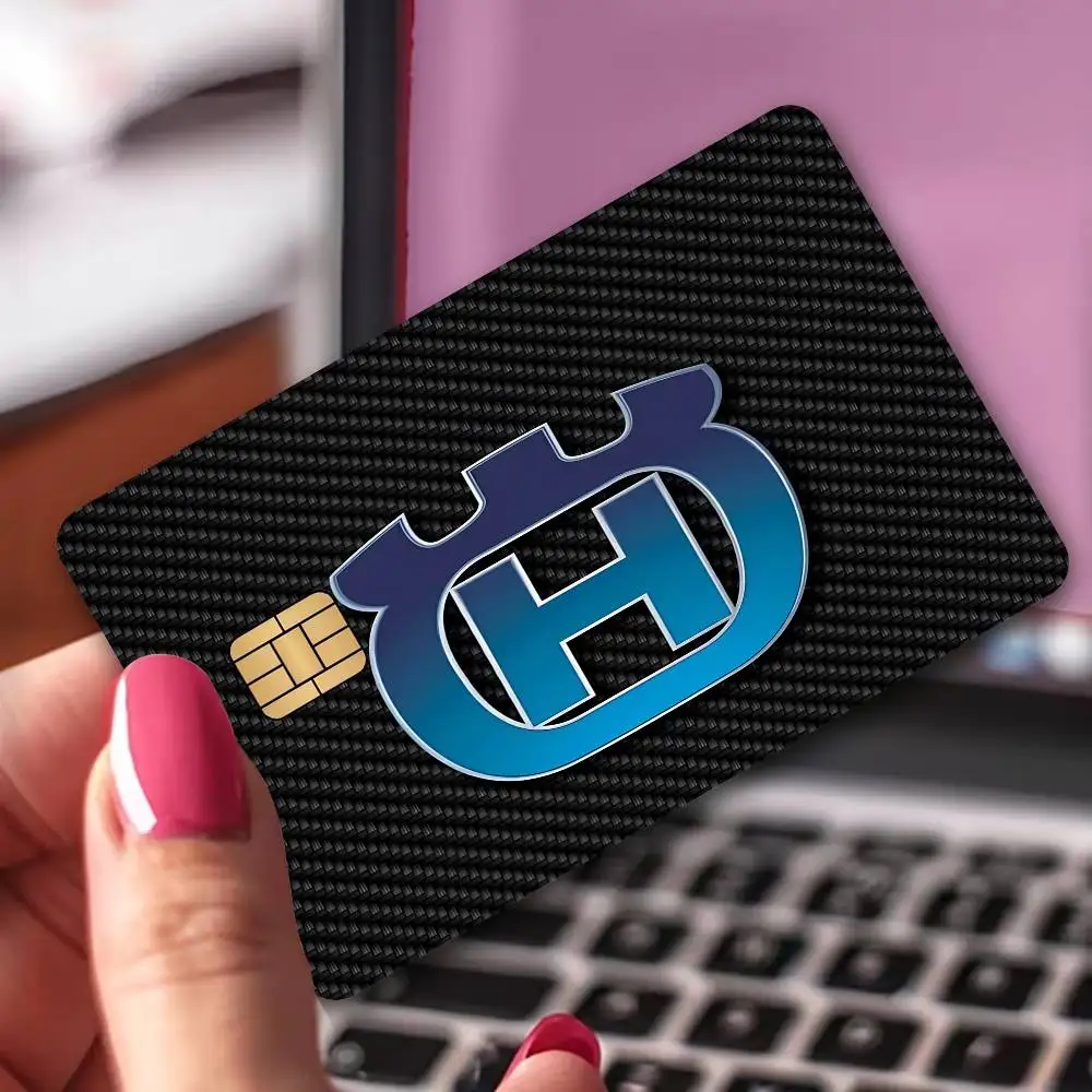 H-Husqvarnas Logo Anime Cartoon Sticker Film Skin For Credit Card Debit Bank Bus Card - view 4