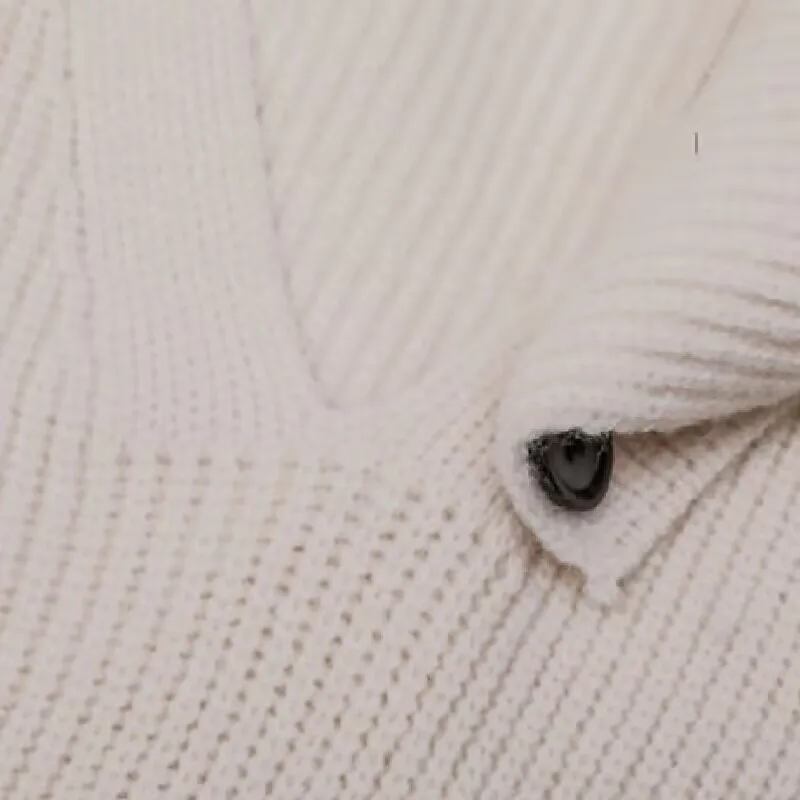 Pull de Style coréen pour hommes, col écharpe, coupe ample, amincissant, couleur unie, chaud et confortable, mode automne hiver, Cardigan pour hommes