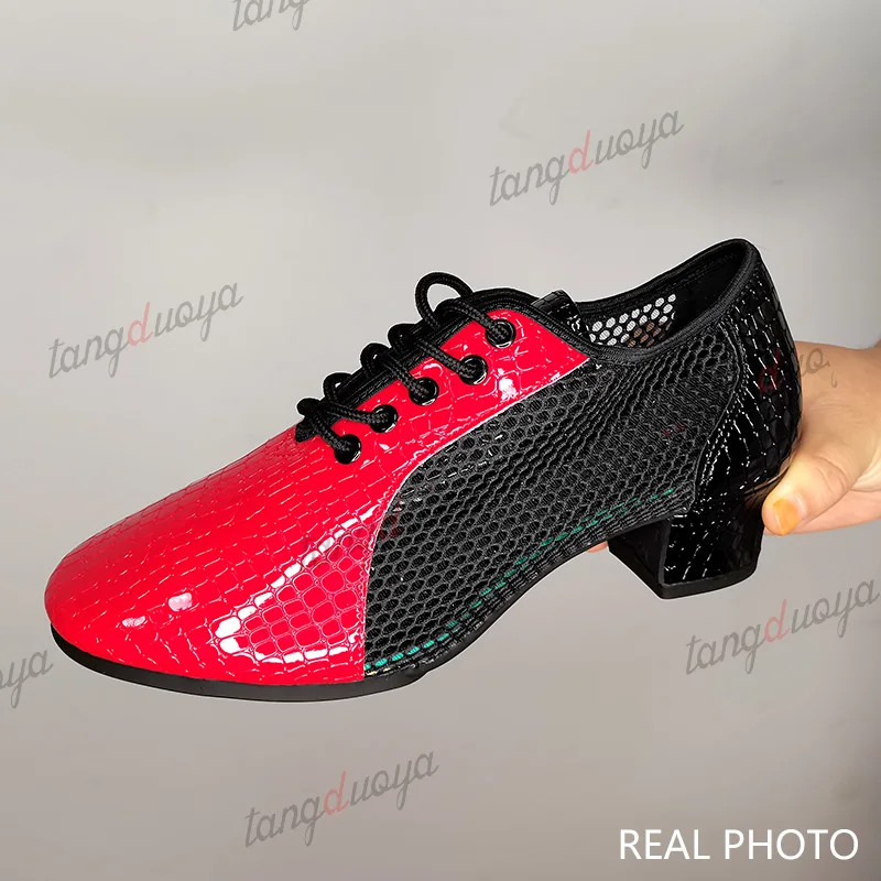 Zapatos de baile modernos para mujer, zapatillas de deporte de malla con punta cerrada, transpirables, para practicar baile al aire libre, Verano