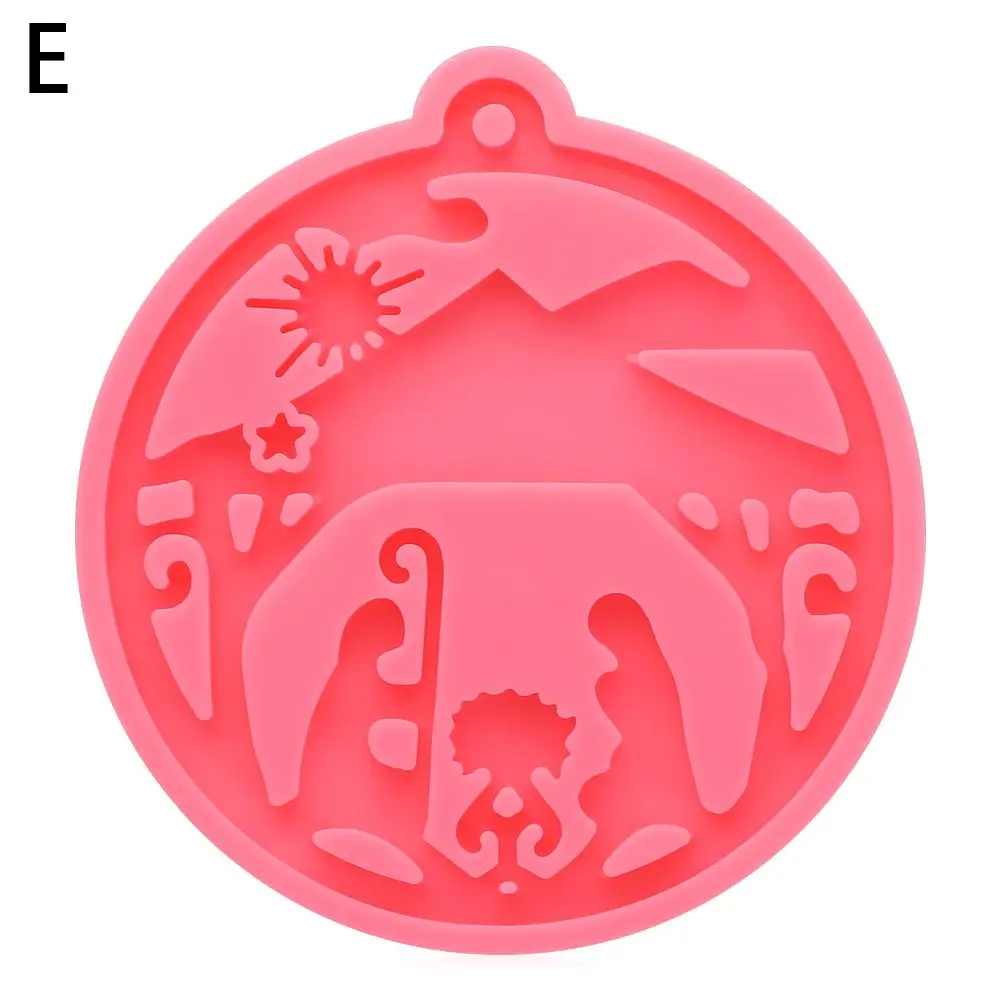 Resin Crafts Candy Chocolate Cake Tools Keychain Molds Jewelry Making Tool Christmas Ball Mold Silicone Moulds