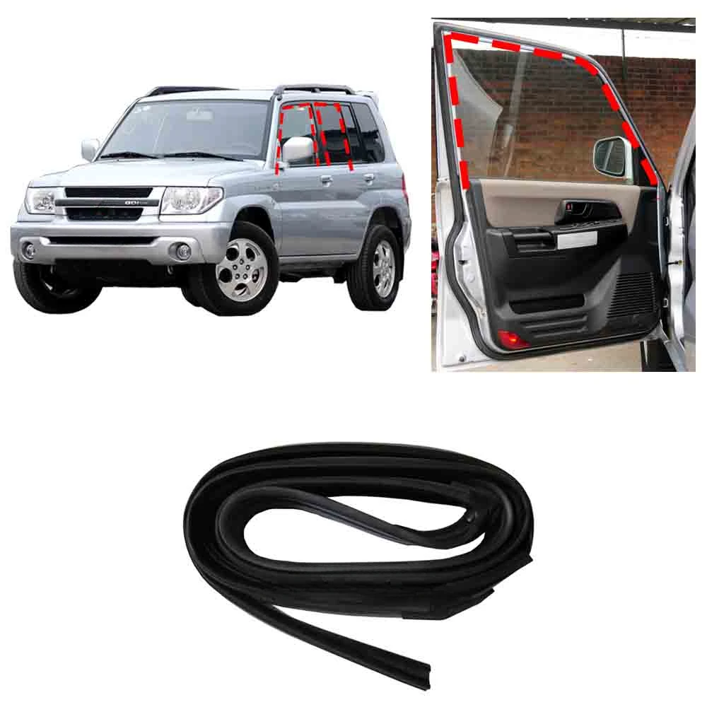 

1 Pcs 5 Door Glass Sill Seal for Pajero Mini H60 H70 MR351331 Windows Run Channel for Montero Pinin Weather Strip for Shogun IO