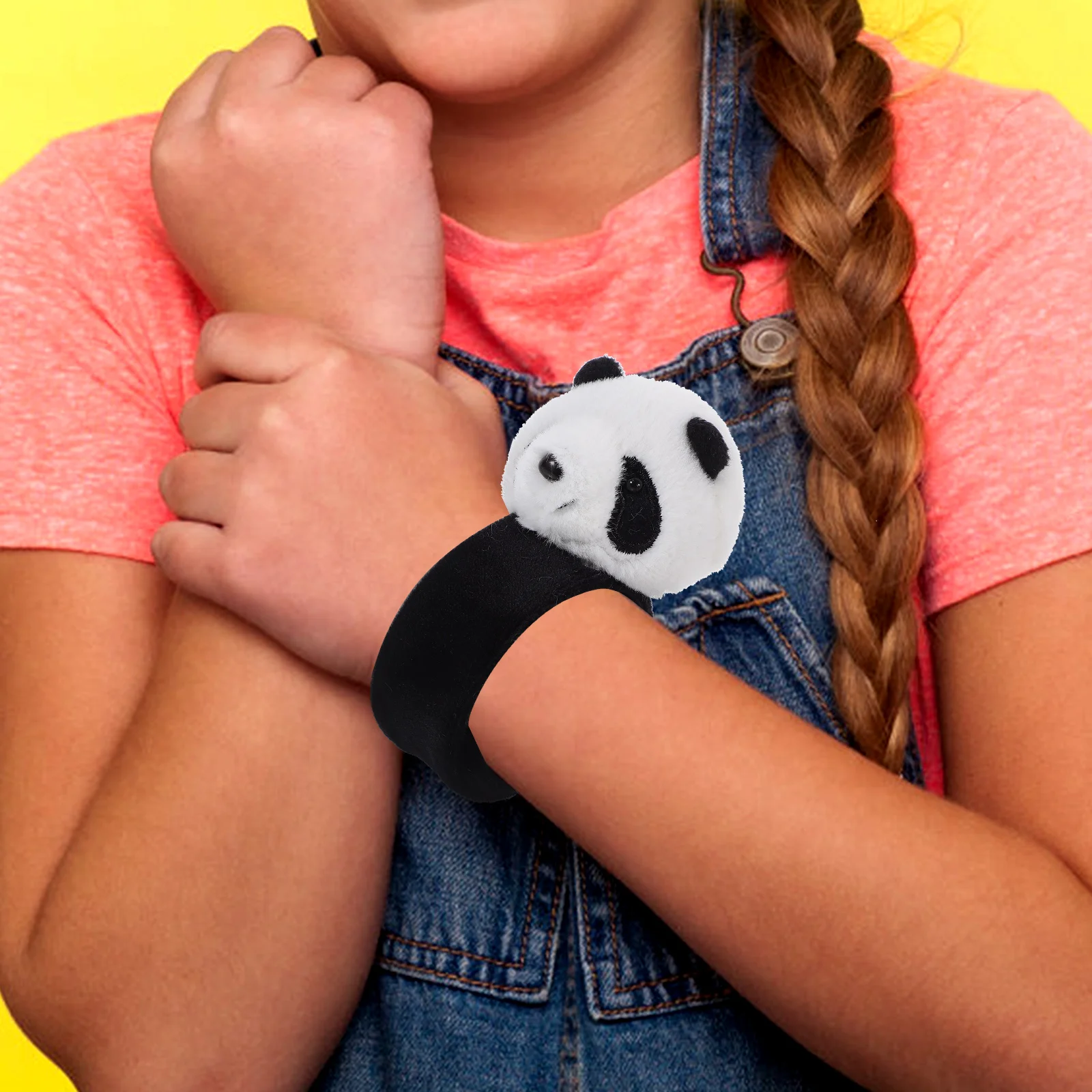 Stuffed Animal Slap Band Panda Wristband Party Wristbands Hair Accessories Plush Bracelet