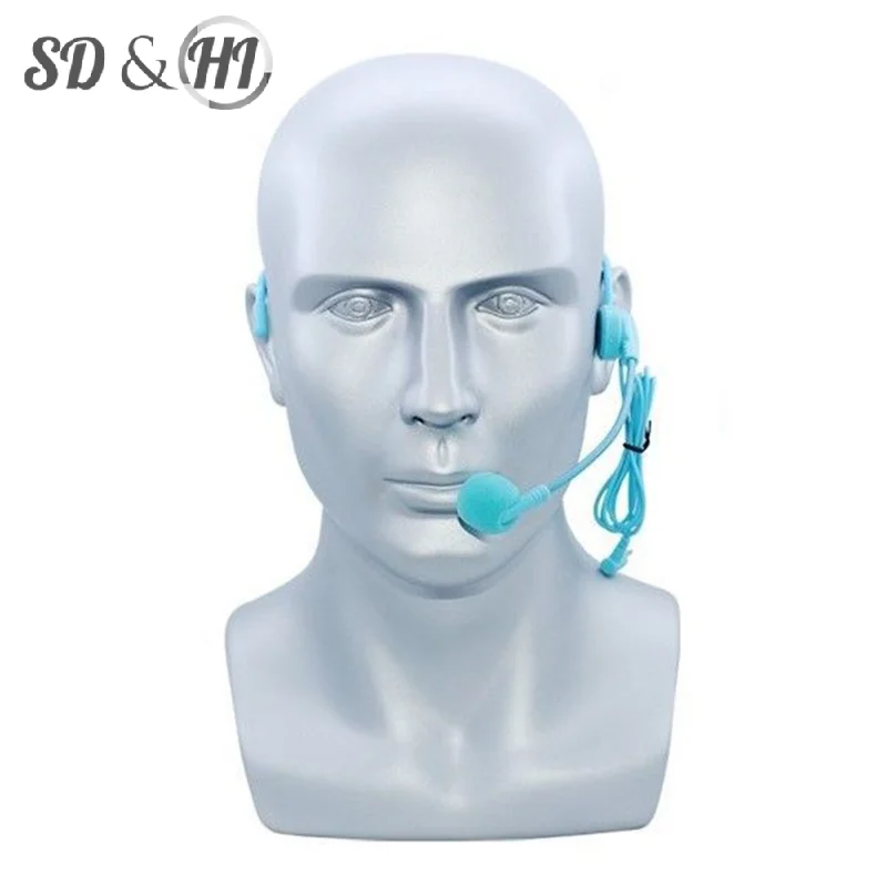 1PC Wired 3.5mm Plug Guide Lecture Speech Headset Mic For Teaching Meeting Portable Head-mounted Headset Microphone