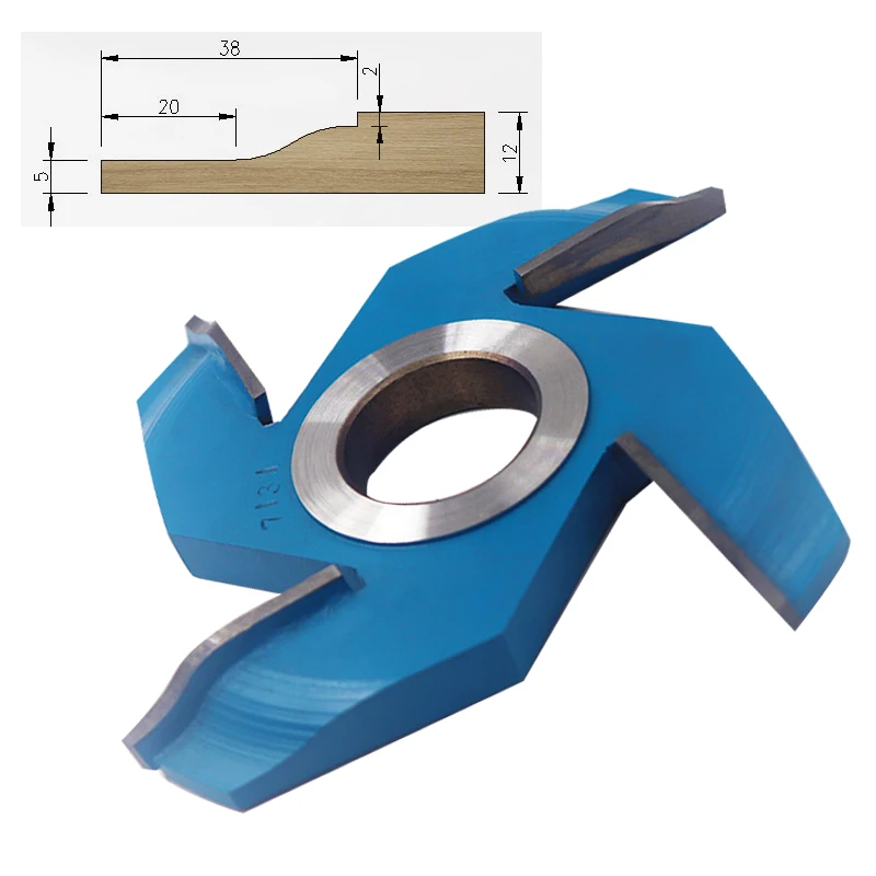 Cabinet door frame cutter /solid wood door core board cutter /combination line end milling