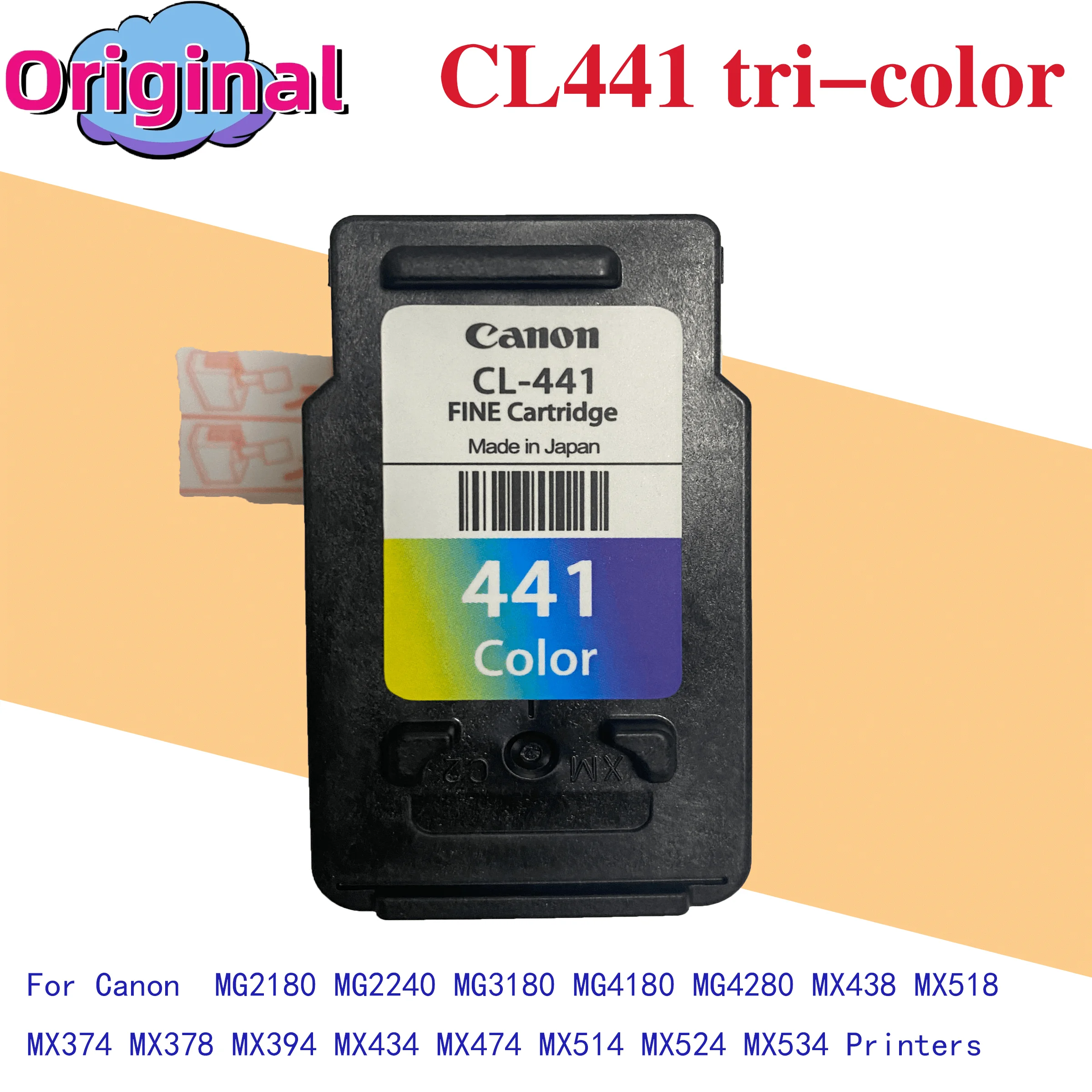 Original PG 440 PG440XL CL 441 Compatible Ink Cartridge for Canon PG440 CL441 440XL 441XL 4280 MX438 518 378 Printer