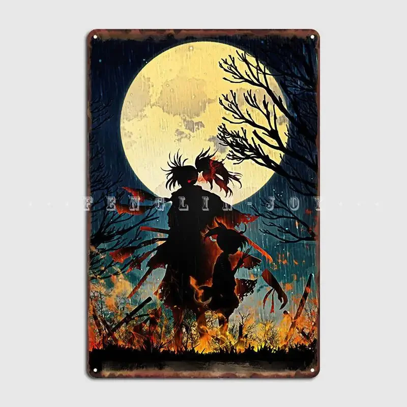 Dororo Hyakkimaru аниме постер металлическая табличка паб настроить украшение гаража паб гараж жестяная вывеска плакат