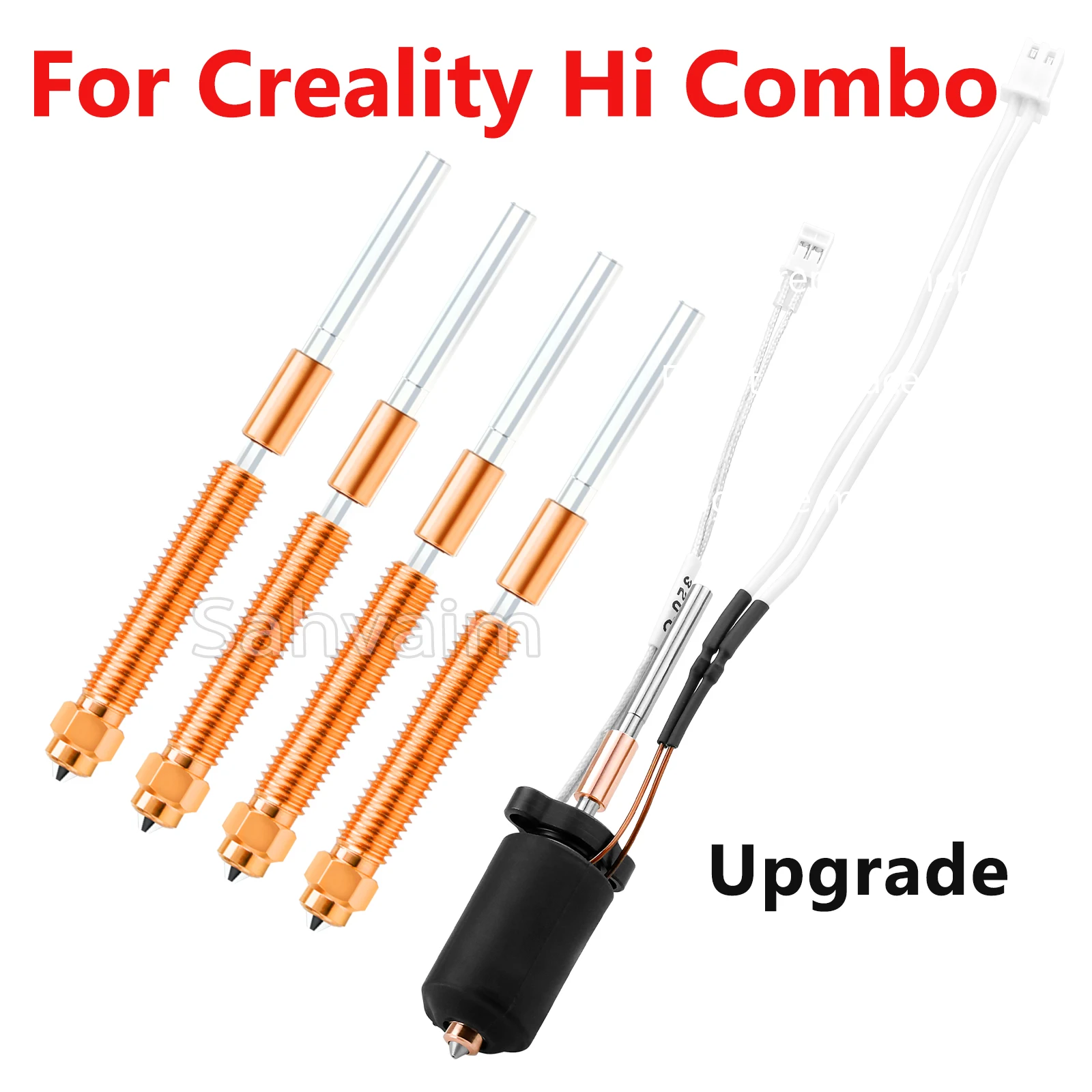 

Керамический нагревательный блок Creality Hi Hotend, комбинированный комплект Hi, универсальное сопло из закаленной стали 300 ° Детали 3D-принтера C