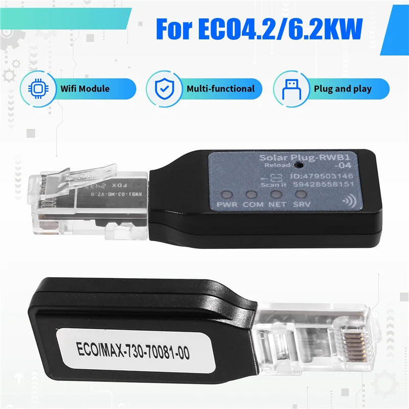 ABKQ-For ECO4.2/6.2KW For MAX82/10.2KW ソーラーインバーター対応 Wifi モジュールリモートコントロールスペアパーツ