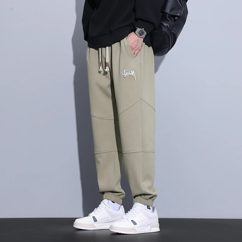 تشغيل السراويل المراهقين تشغيل طماق الرجال الرياضة لمسافات طويلة تشغيل السراويل الطويلة بناطيل كاجوال Sweatpants ربيع الخريف #3