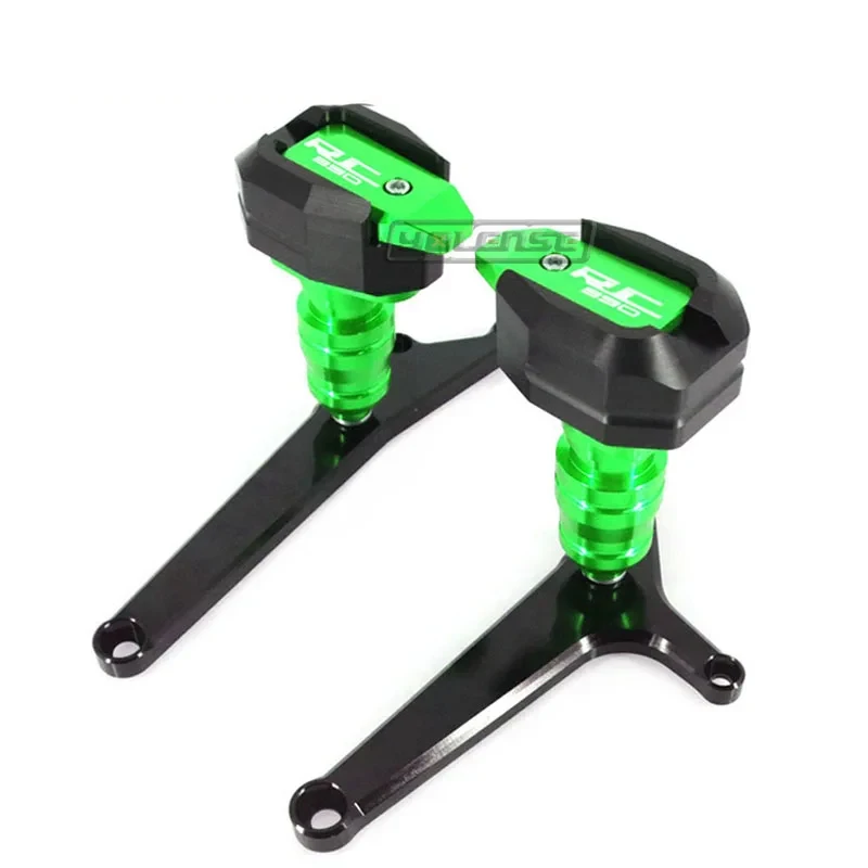 Moto Protezione dalla caduta Paratelaio Carenatura Guard Anti Crash Pad Protector Per KTM RC 390 RC390 2016-2021 2017 2018 2019