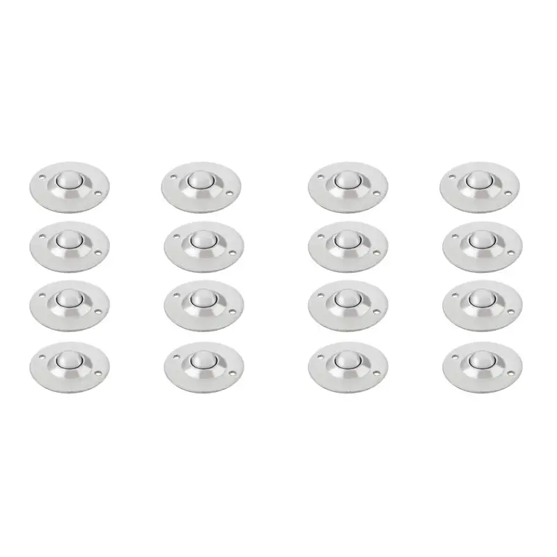 A74E-16Pcs CY-16B 5/8-Inch Bearing Steel Roller Ball Flange Conveyor Transfer Unit