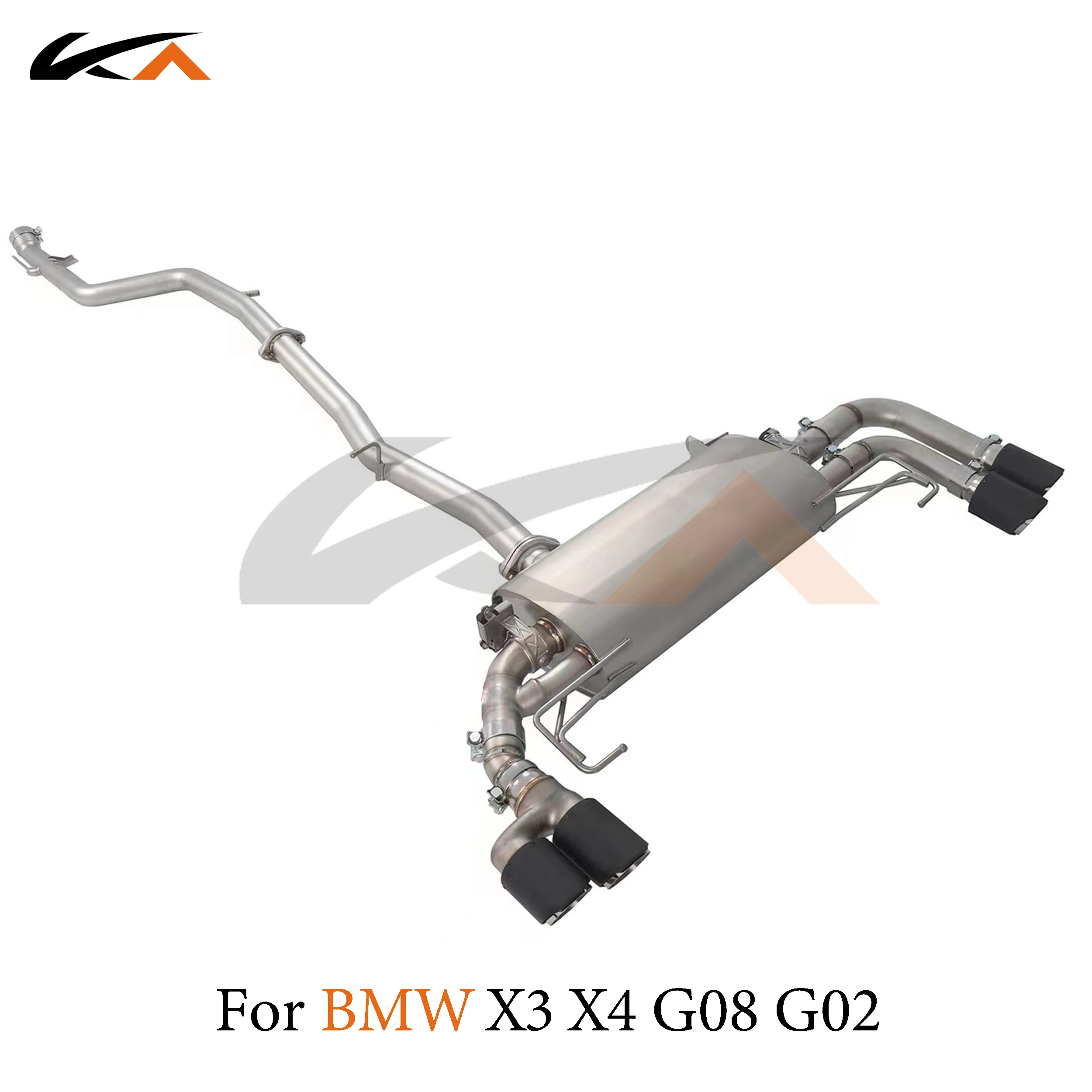 KA Tuning exhaust system stainless catback for BMW X3 X4 G08 G02 2.0T performance auto parts muffler valve car accessories