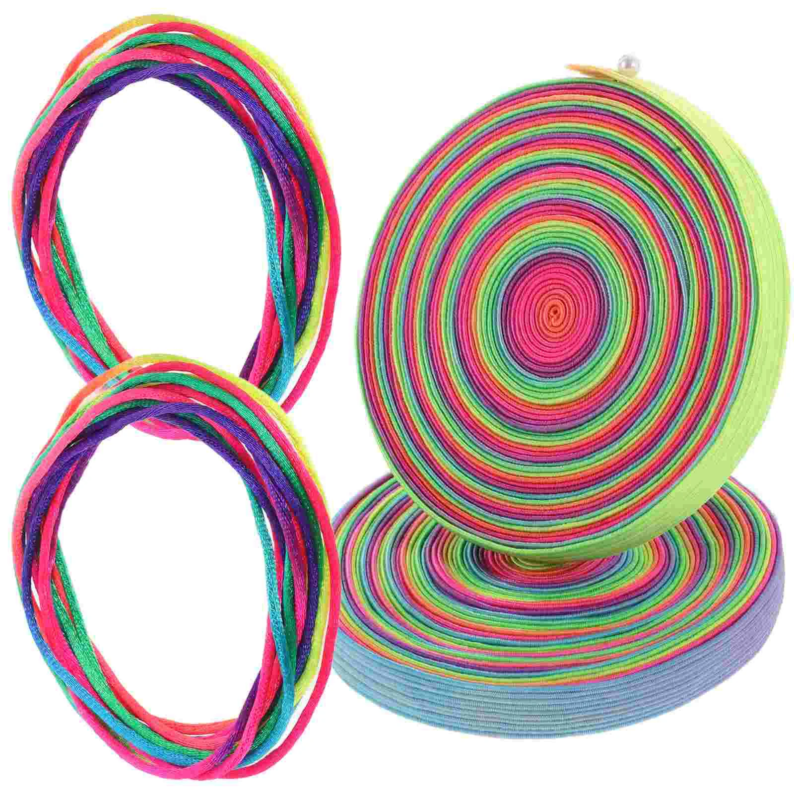 

Эластичная резиновая повязка для прыжков уличная Скакалка для детей Детские фитнес-упражнения