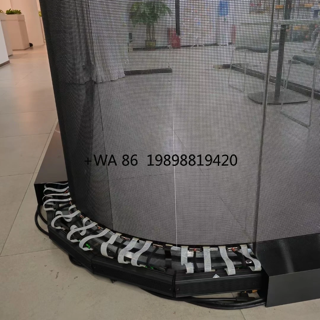 Jode Customized Full Color Indoor P2.5 P3.91 P6.25 P10 Holographic Invisible LED Transparent Screen