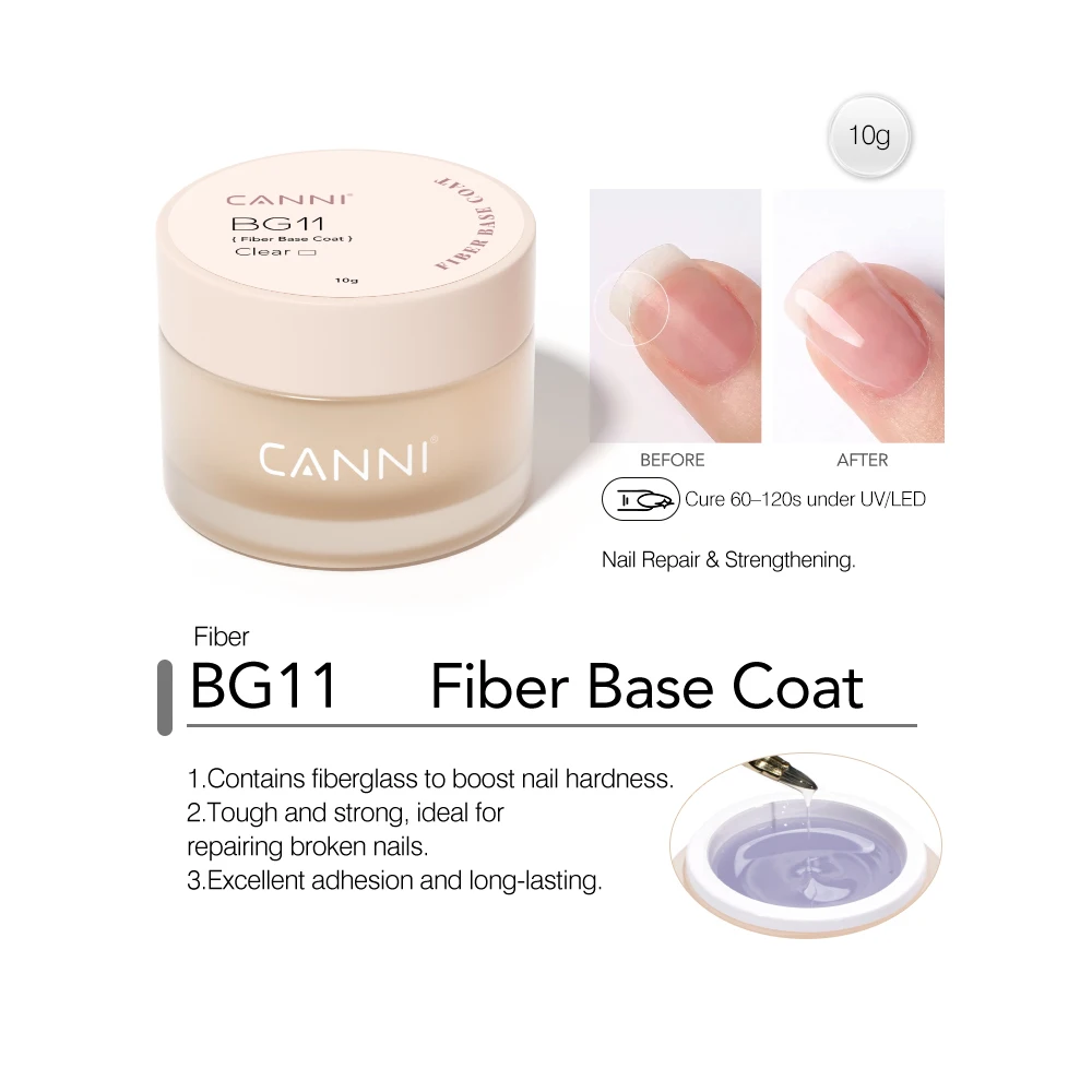 10ml CANNI Multifunktionales Gel 3D-Modelliergel TPO-frei PVC-Modelliergel Ohne Brennen UV-LED Soak-Off No-Wipe Modelliergel – Detail 17