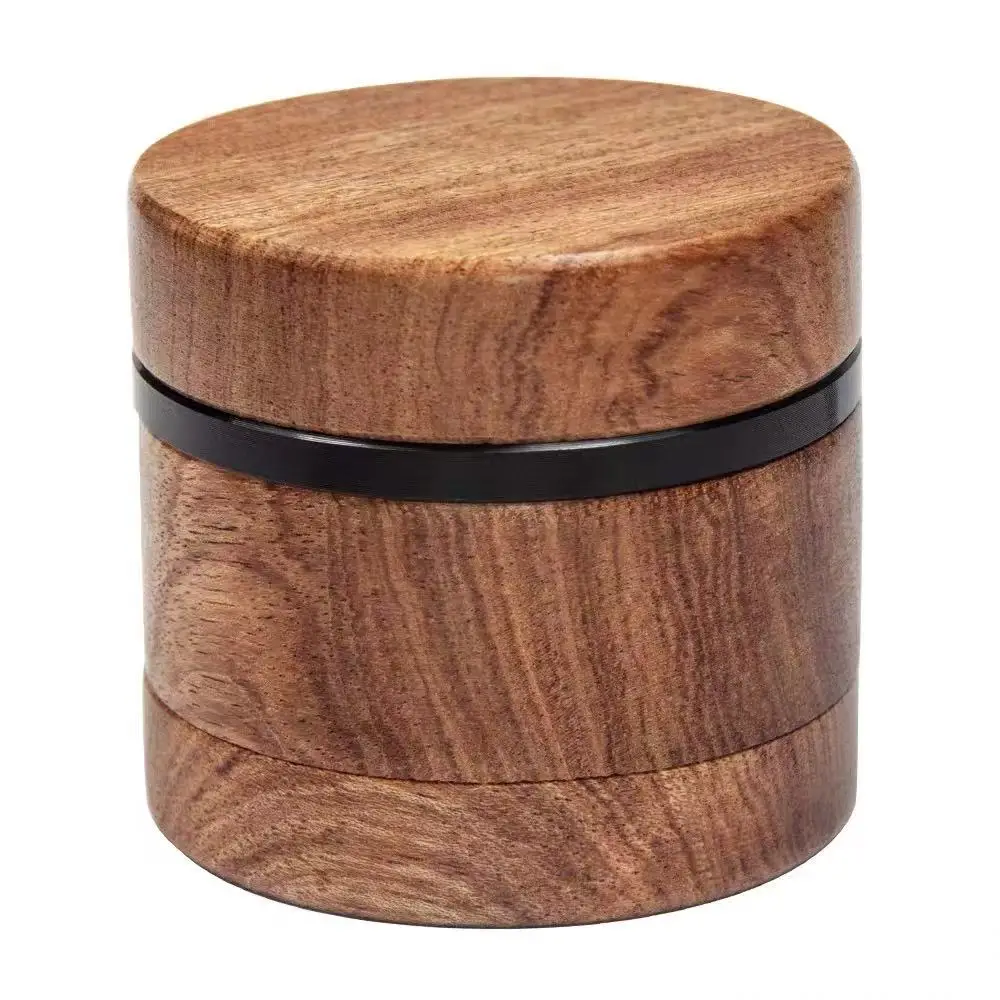 63mm Herbal Tobacco Grinder Smoke Herb 4 layer Walnut head Aluminum alloy Grinders Spice Mill Cigarette Accessories view 5