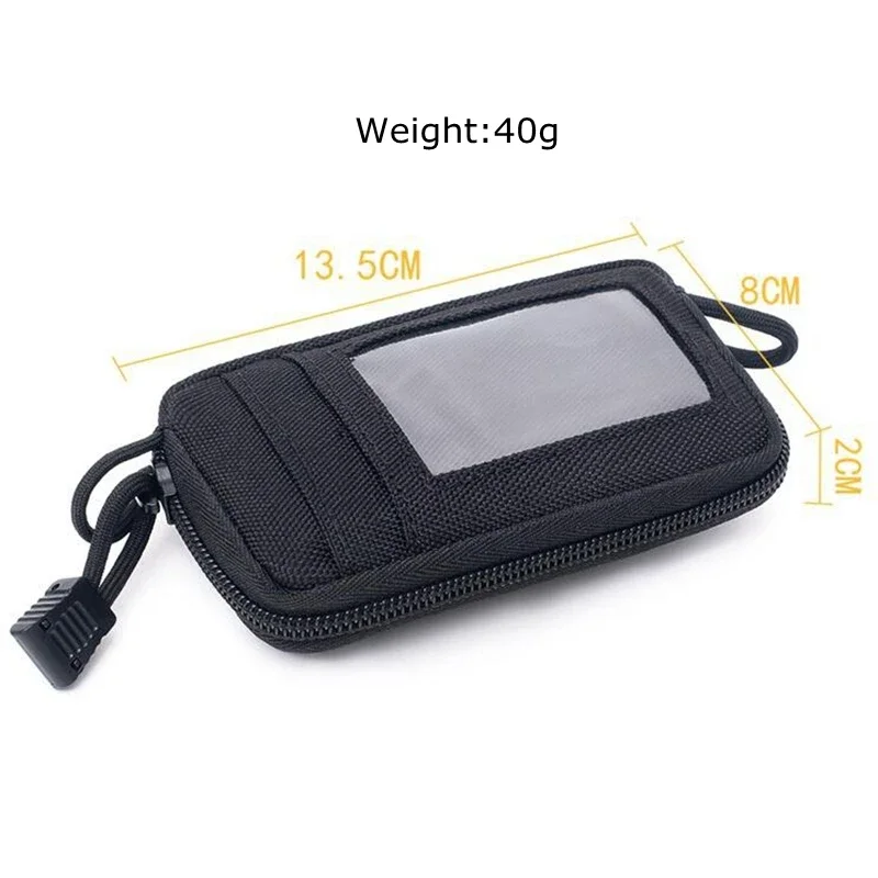 Bolsa Táctica Impermeable con Cremallera para Monedas y Tarjetas - imagen 3