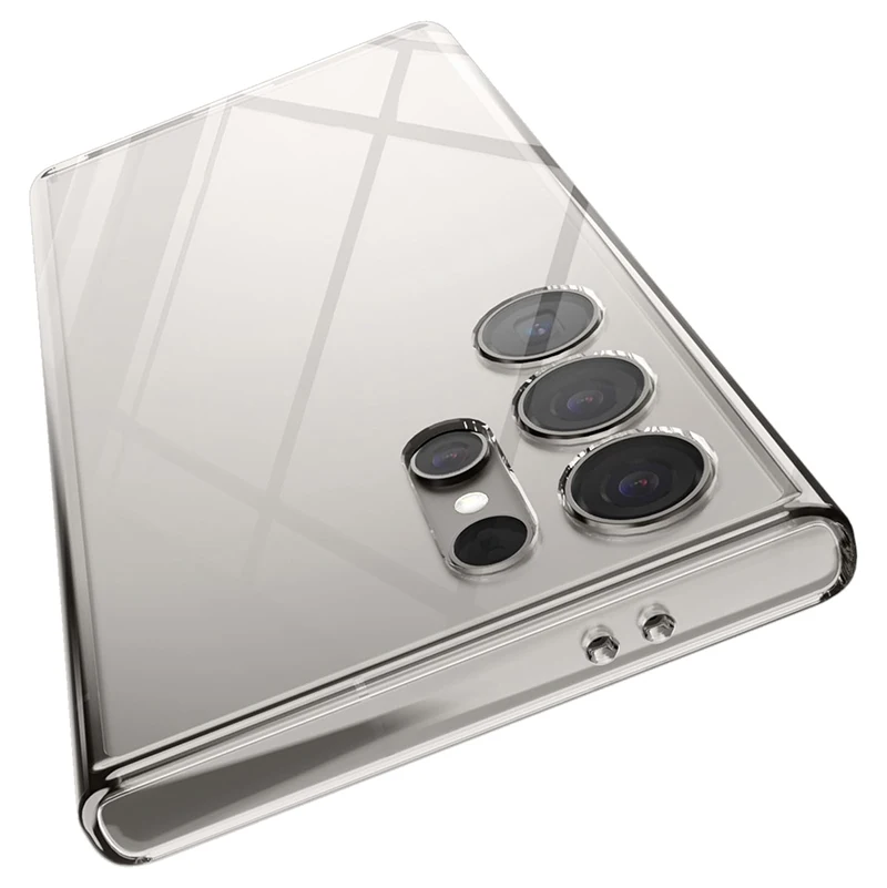 Ultradünne Transparente Silikon-Soft-TPU-Hülle für Samsung Galaxy S25 Ultra S24 S23 S21 S20 FE S22 Ultra Plus Stoßfänger-Schutzhülle