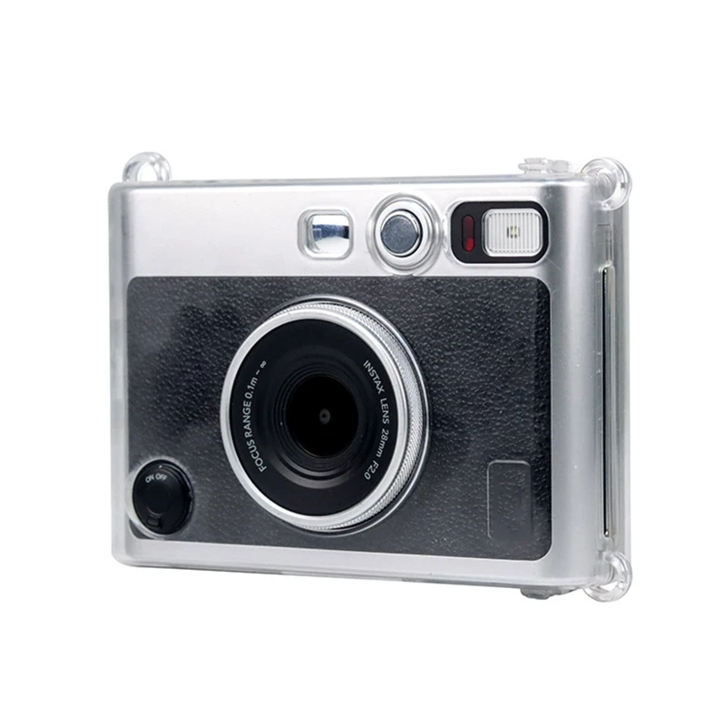 Portable Transparent Camera Case For Instax Mini EVO Camera Dustproof Protective Cover Practical Lightweight Housing with Strap