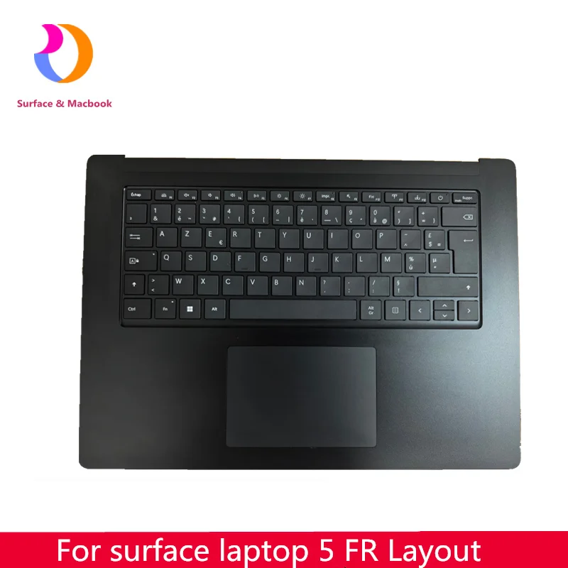لوحة المفاتيح العلوية للكمبيوتر المحمول السطحي 3 4 5 مجموعة لوحة المفاتيح أسود 13.5 بوصة 15 بوصة FR تخطيط 1867 1868 1950
