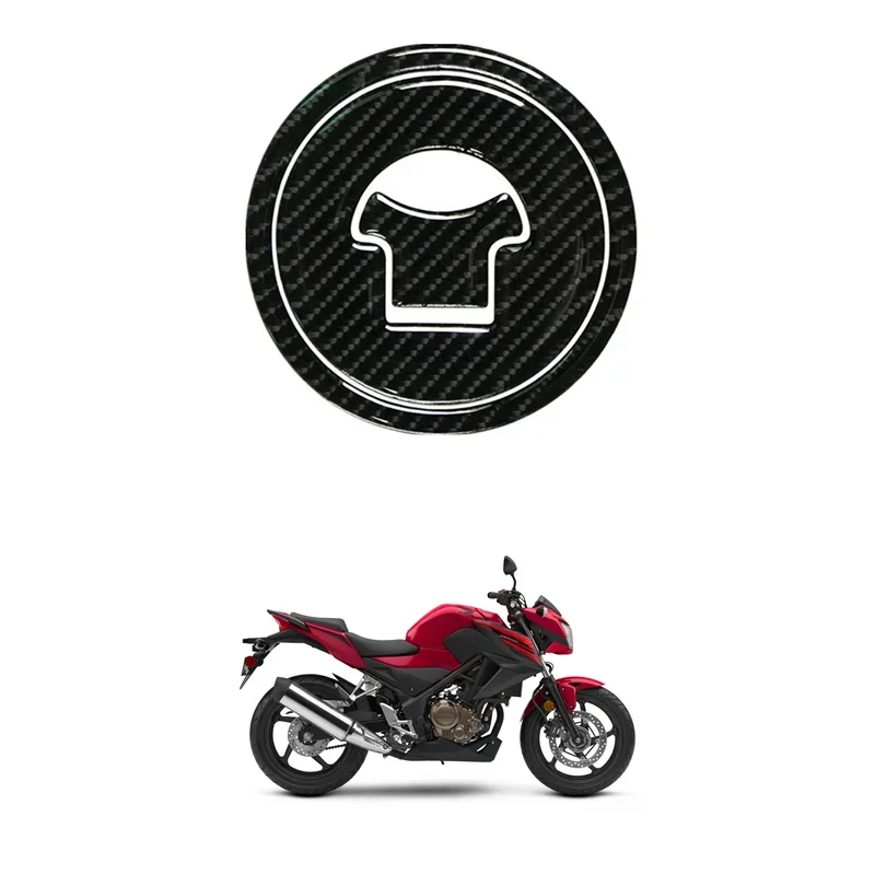 FOR HONDA CB300F CBR300R MSX125 CB500FX CBR500R Motorcycle Parts Carbon Fiber Fuel Tank Cap Decal Sticker CB 300 F R