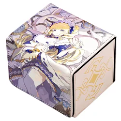 유희왕 레이디의 드래곤메이드 덱 박스 게임, 유희왕! Pu 가죽 보관 상자 케이스 TCG OCG PTCG 트레이딩 카드 상자, 100 +