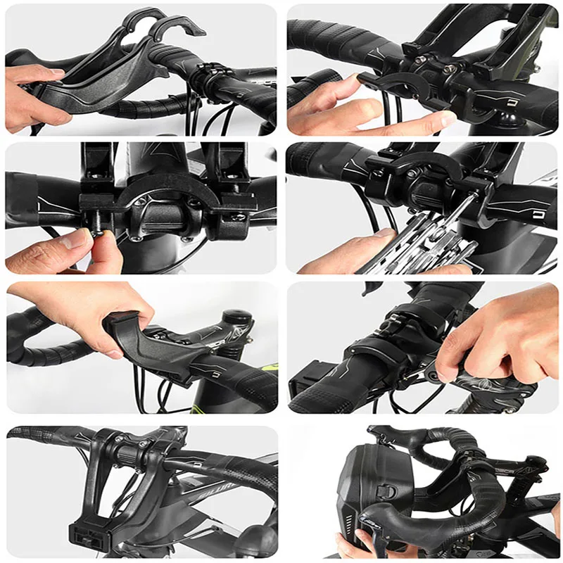 WILD MAN Waterproof Multifunctional Bicycle Handlebar Bag Front Bike Bag EVA Hard Shell Cycling Head Bag Bicycle Assessoires