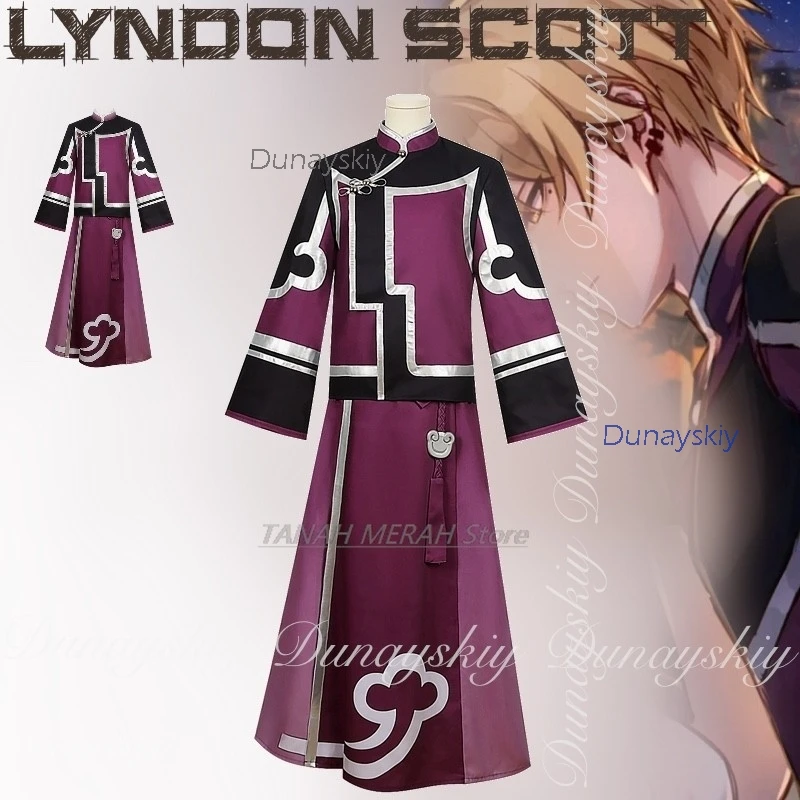 Disfraz de Halloween Cosplay Honkai: juego Star Rail Lyndon Scott Anime Cosplay Interastral Peace Corporation agente especial disfraz
