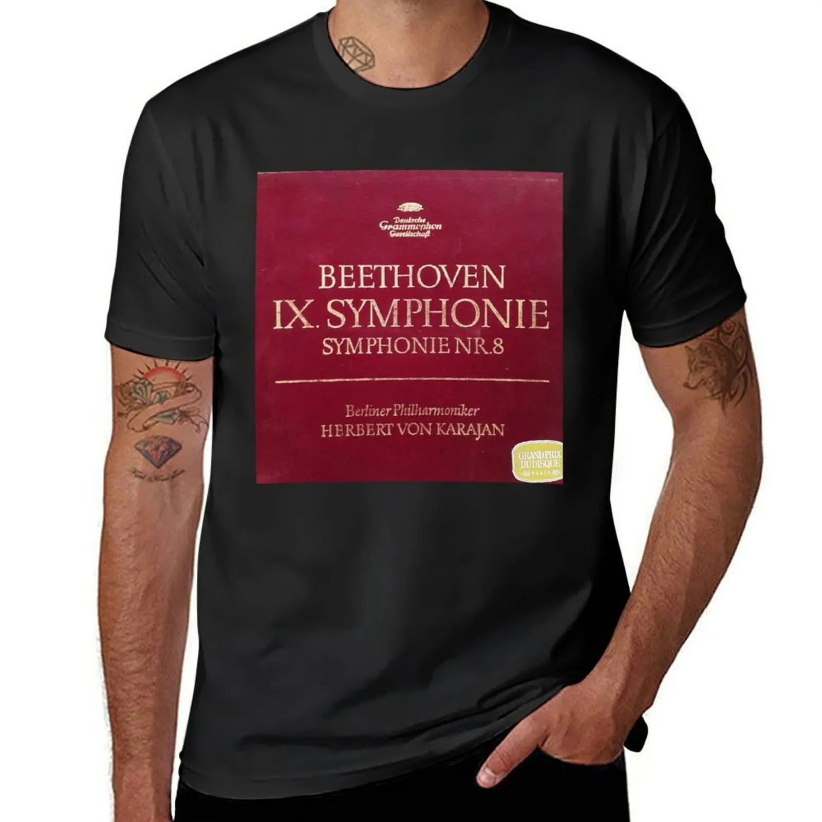 Beethoven,Berliner, Karajan, DGG, Symphonie IX, 8, Album, Box Set, Red fabric cover, lp, Record, Vinyl T-Shirt