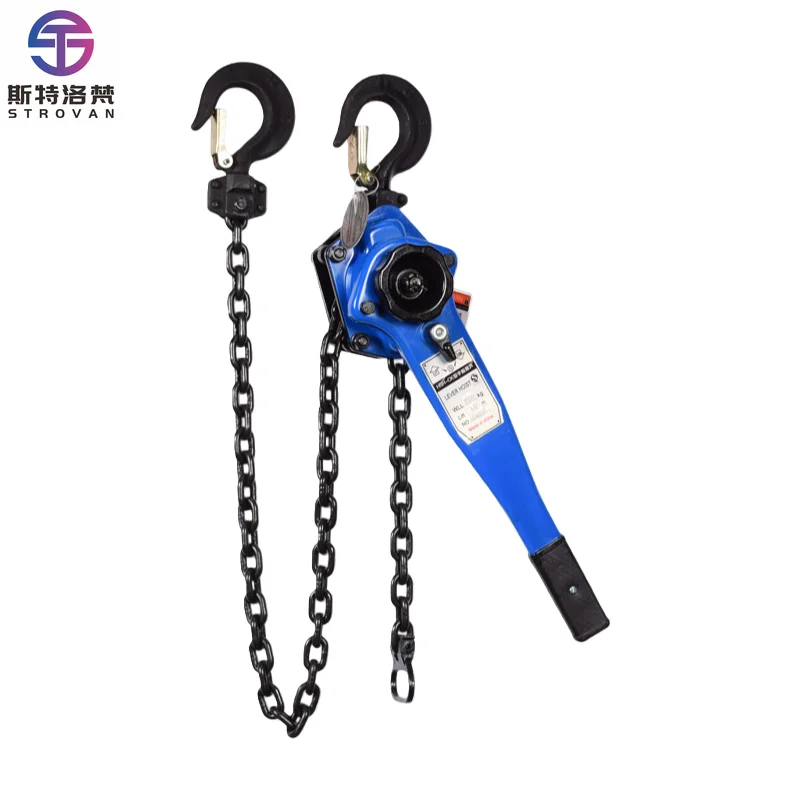 Certified 1.5 Ton Manual Lever Block Hoist with Overload Protection for Secure Lifting Manual Lever Hoist