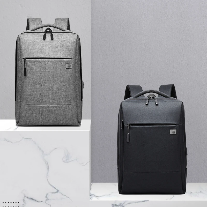 Men's backpack with laptop storage and usb charging port college school waterproof baggage lightweight knapsack for MacBook Air