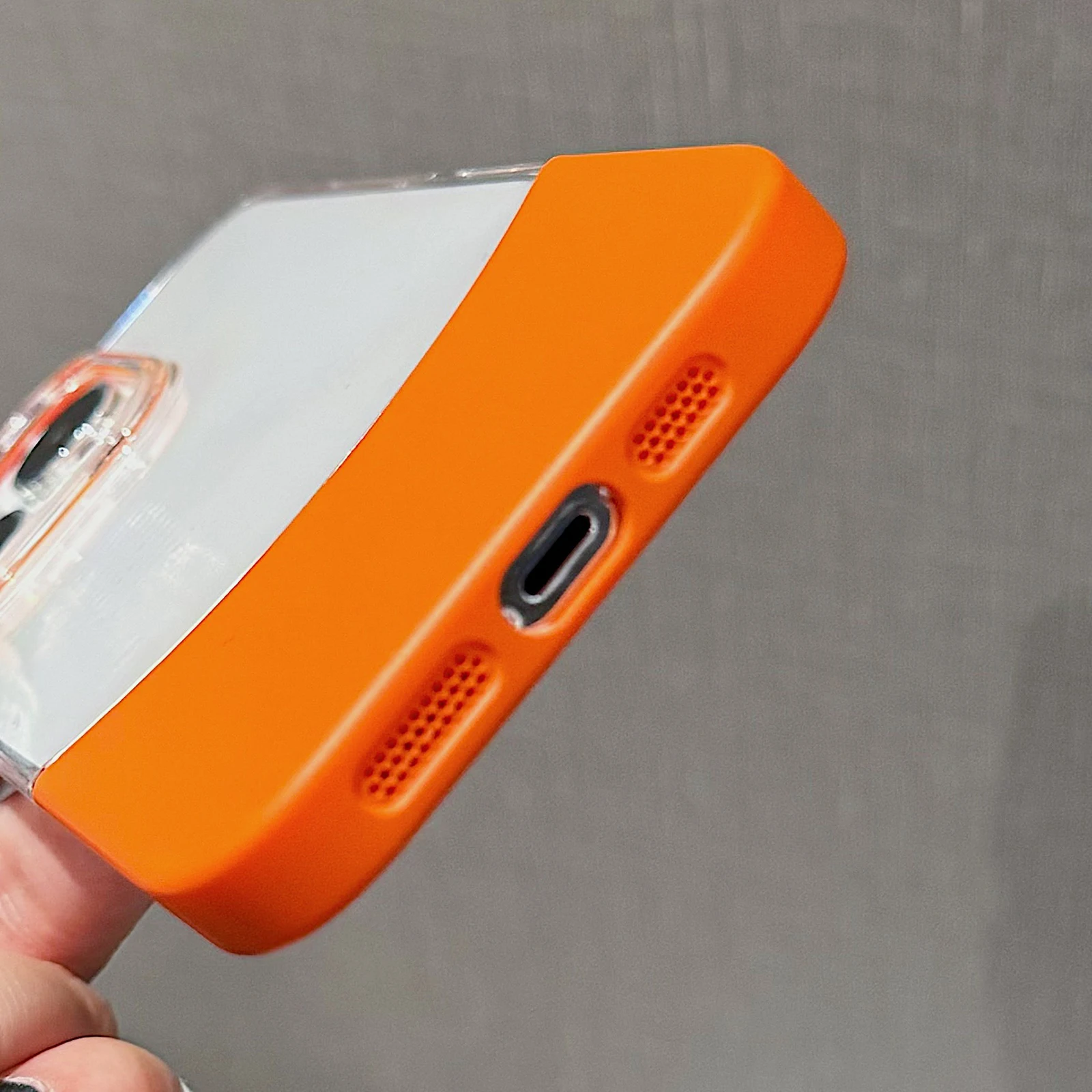 2 in 1 Detachable Hit Color Ultra Thin Clear Shockproof Hard Case For iphone 15 14pro 13pro 12 15Pro Max TPU+PC Protective Cover