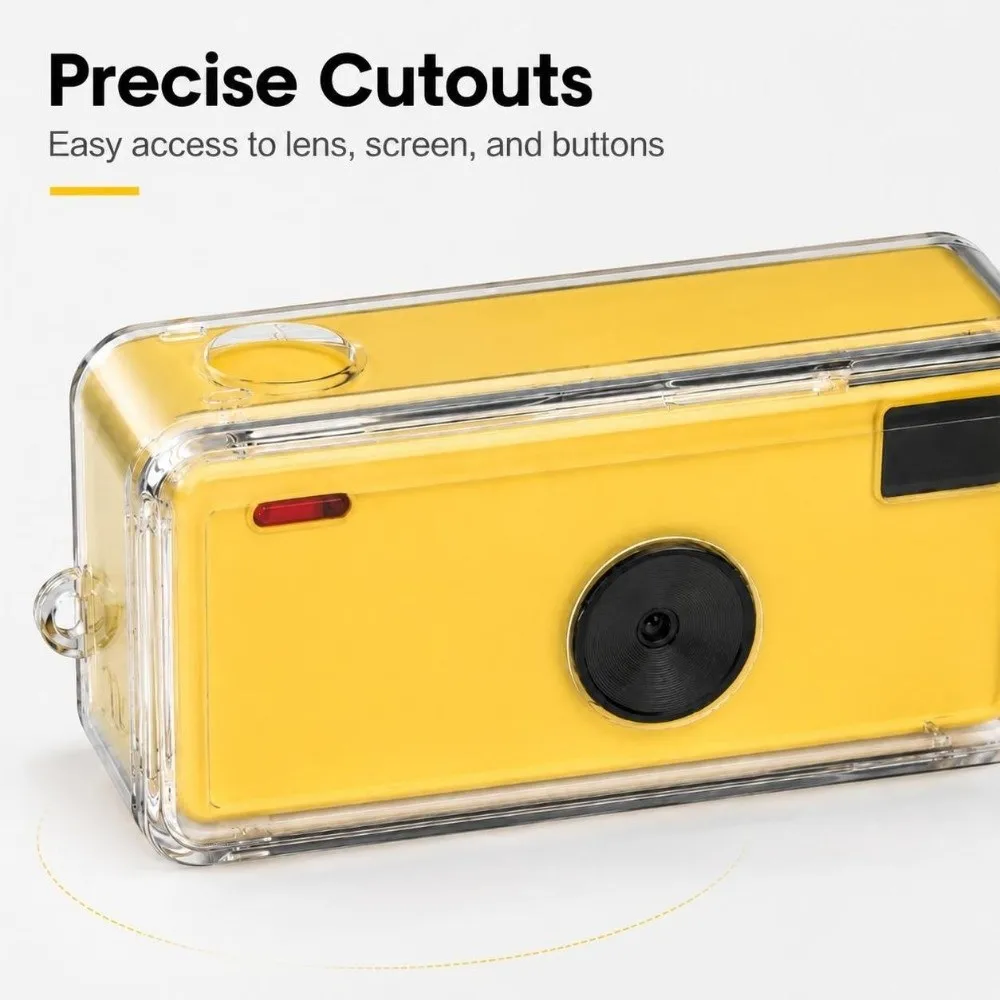 PC Clear Camera Case Scratch Resistant Drop Protection PC Shell Form Fitted Lightweight Camera Protector for Kodak Charmera 1987