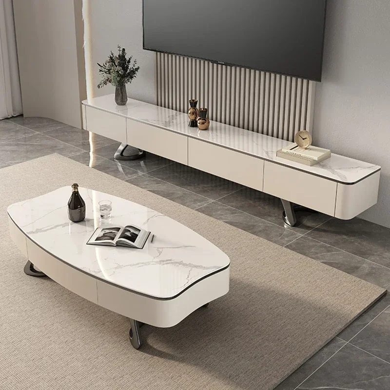 

Multifunction Home Furniture Tv Console Modern Organizer Stand Table Nordic Salon Comfortable Design Cabinet Pedestal Luxury