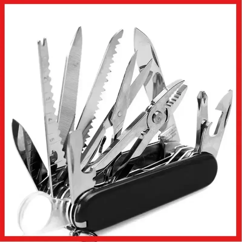 Multifunctional Pocket Knife 30 Basic Functions Multitool Swiss Hand Tools Army Knife Outdoor Camping EDC Gear Survival Knives