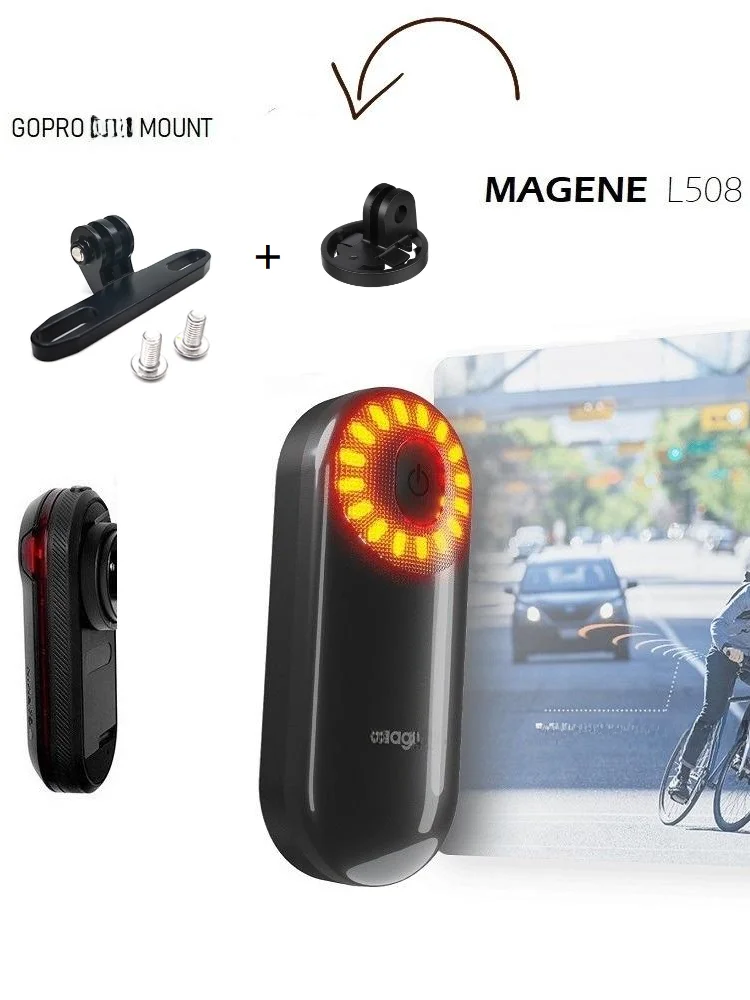 موصل مقبس إضاءة خلفية عالمي لمقعد الدراجة لملحقات معدات ركوب الدراجات مثل جوبرو وجارمين بدون علامة تجارية مسجلة