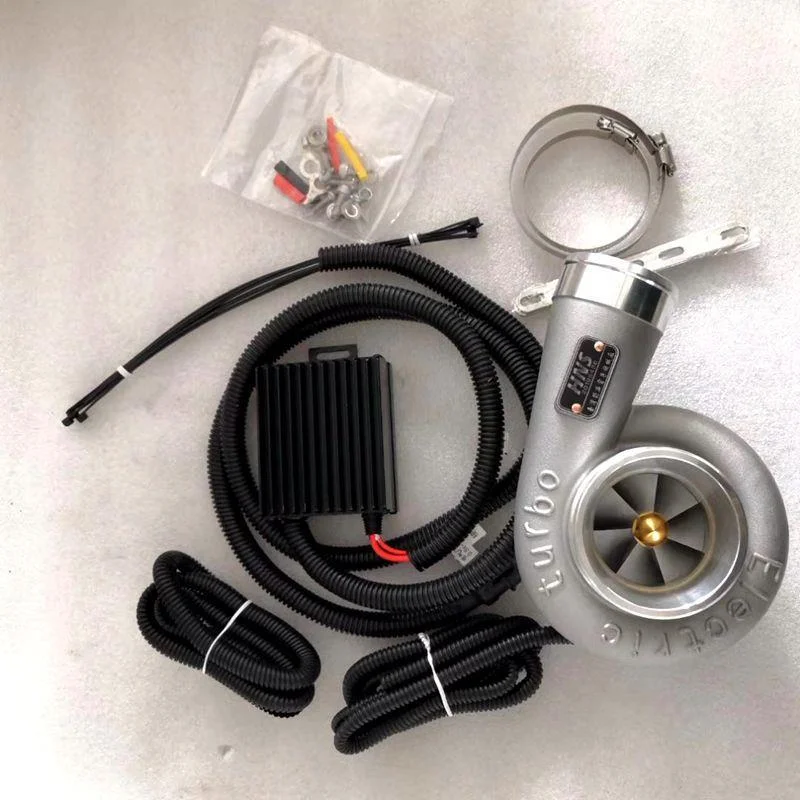 Electric Turbo Supercharger Kit Thrust Motorcycle Electric Turbocharger Air Filter Intake for all car improve speed